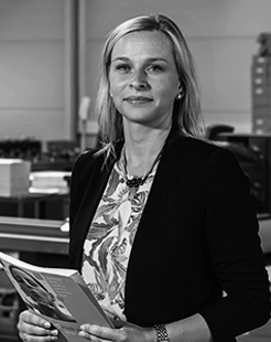 Anja Koch, Produktionsleiterin Lettershop